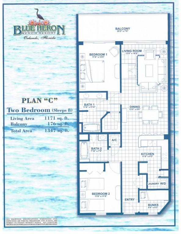 Blue Heron Beach Resort - Two Bedroom 21404 Ορλάντο Εξωτερικό φωτογραφία